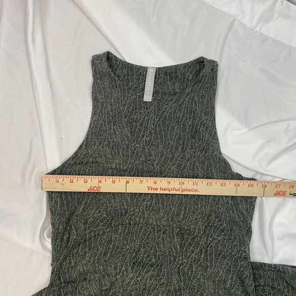 Athleta Santorini Thera Dress Womens M Green Gray Stretch Athleisure Casual - Picture 6 of 12